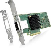 PCIe 3.0 x8 12G External SAS/SATA HBA RAID Controller Card, Broadcom 3008  Chip, Compatible with LSI 9300-8E, Mini SAS HD (SFF-8644) Connector, for ...