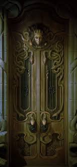 Doors Inspired By Medusa Perhaps The Door Handles Are Snakes Art Nouveau Unique Doors Doors