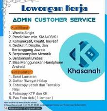 Facebook gives people the power to share and makes the world. Lowongan Pekerjaan Posisi Adm Di Brebes Terbaru