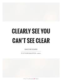 Clearly See You Can T See Clear Picture Quotes