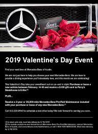 This texas city is romantic all year round, thanks to its position on the. Valentine S Day Event Mercedes Benz Of Austin