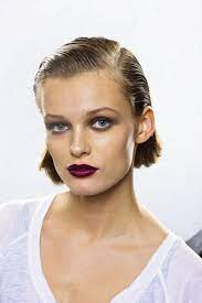 Wet Look Goes Glam Wet Look Hair Slick Hairstyles Hair Styles