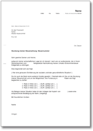 Kostenlos vorlagen laden sie kostenlos vorlagen für ihre unterschiedlichen anforderungen herunter. Antrag An Das Finanzamt Auf Stundung Und Ratenzahlung Der Steuerschuld Ch Musterbrief Download