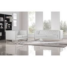 Make room for family and guests with sofas and loveseats from kmart. Diamond Sofa Chelsea Leatherette Sofa And Loveseat Set White Walmart Com Walmart Com