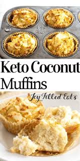 Compared with regular flour, it's lower in carbs and higher in fiber, which can slow the absorption of sugar. Coconut Flour Muffins Gluten Free Keto Low Carb Thm S Coconut Flour Muffins Low Carb Recipes Dessert Coconut Muffins