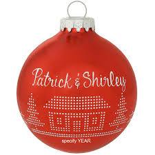 Being a grandparent is something special and this ornament lets your new granddaughter know in the future you were thinking of her from the very beginning. Personalized First Christmas In Our New Home Ornament