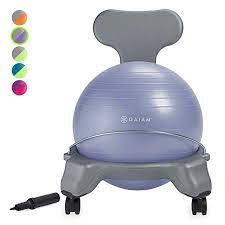 amazon com gaiam kids balance ball chair classic children s stability ball chair alternativ balance ball chair flexible seating classroom classroom seating