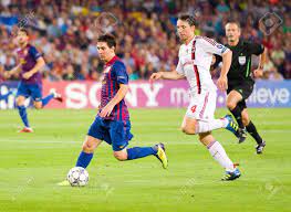 Born 22 april 1977) is a dutch football coach and former player who played as a midfielder. Barcelona September 13 Leo Messi And Mark Van Bommel In Action Stock Photo Picture And Royalty Free Image Image 13824159