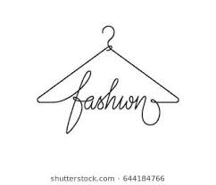 Creative Fashion Logo Design Vector Sign With Lettering And Hanger Symbol Logotype Calligraphy Sourc In 2020 Fashion Logo Design Fashion Logo Clothing Logo Design