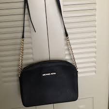 Thanks to a streamlined design, this saffiano leather crossbody from michael michael kors is easy and effortless. Michael Michael Kors Bags Mk Jet Set Large Saffiano Leather Crossbody Bag Poshmark
