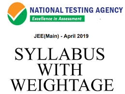 Want to be notified of your olympiad results? Jee Main 2 April 2019 Syllabus With Weightage Times Of India
