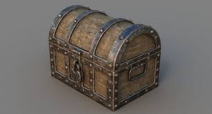Ready Treasure Chest 3d Model Treasure Chest Antique Chest Treasures