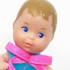 Vintage 1985 Barbie Baby Krissy Doll With Bottle And Box Of Huggies