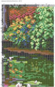Japanese Garden 11 Cross Stitch Cross Stitch Patterns Enchanted Lake