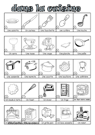 La salle à manger • la cuisine et la lingerie. Dans La Cuisine Vocabulaire Cuisine L Education Francaise Mots Francais