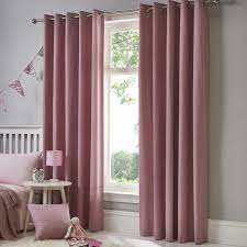 Pink Curtains On A Grey Wall Or Grey Curtains On A Pink Wall Ready Made Eyelet Curtains Curtains Pink Curtains
