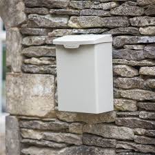 …for dhl paket (germany) : Garden Trading Shipton Clay Cream Letter Post Mail Box With Lock Wall Mounted Ebay