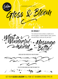 Download Gloss And Bloom Font Dafont Com