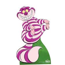 Alice aux pays des merveilles. Mini Silhouette En Carton Chat Du Cheshire D Alice Au Pays Des Merveilles 93 Cm Party City