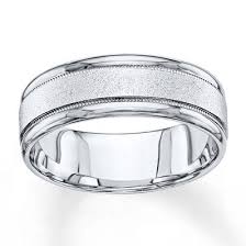 Wedding Band 10k White Gold 7mm White Gold Wedding Bands Mens Wedding Rings Wedding Bands