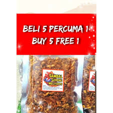 2 bh cabai merah besar. Ready Stock 100g Sambal Goreng Meletupps Sambal Goreng Jawa Tempe Kentang Ikan Bilis Kacang Pedas Manis Shopee Malaysia
