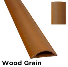 Another drawback of wood flooring is that it's a solid, sometimes cold, surface and not especially pleasant to walk or stand on for long periods of time. Cable Shield Cord Cover Protector Floor Color Wood Grain Length 59 Width 2 75 Electriduct Walmart Com Walmart Com