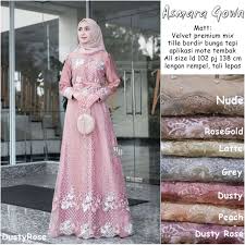 Termurah Dan Cod Jago Store Asmara Gown Gamis Brokat Tile Mewah Model Gamis Tile Mutiara Gamis Kombinasi Tile Mutiara Gamis Brokat Tile Pesta Gamis Tile Akar Mutiara Gamis Brokat Mutiara Model Gamis