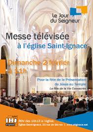 Jour du seigneur sens : Messe Televisee A Saint Ignace Eglise Saint Ignace