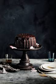 Double Chocolate Cake That Vintage Cake Plate Though Yummy Food Dessert Mocha Cake Chocolate Recipes