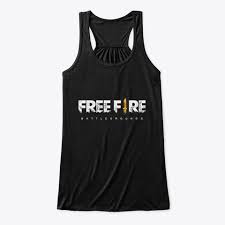 Illustrated logo maker for gaming streamers featuring a shooter with a helmet. Freefire Battle Clothing Black T Shirt Front Ropa