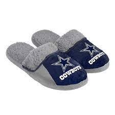 Dallas Cowboys Sherpa Slide Slippers Cowboys Dallas Cowboys Dallas Cowboys Fans