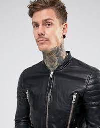 Discover Fashion Online Biker Bomber Jacket Mens Outdoor Jackets Leather Bomber Jacket