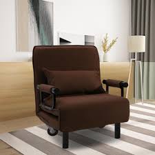 Check spelling or type a new query. Brown Linen Single Folding Sofa Bed Chair Living And Home