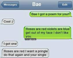 Pin By Grace Howell On Best Texts Funny Poems Roses Are Red Funny Roses Are Red Violets Are Blue