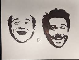 Always Sunny in Philadelphia silhouette sketch by Rlopresti