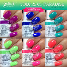 chickettes soak off gel polish swatches nail art and