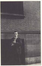 H P Lovecraft With Cat
