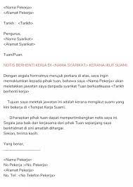Korang boleh download file ni dalam bentuk.doc ye! Contoh Surat Berhenti Kerja 24 Jam Word
