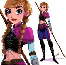 Pernille Orum Disney Warrior Anna Steampunk Disney Princesses Disney Princess Warriors Disney Princess Art