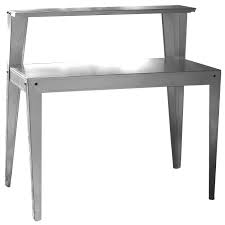 White high gloss dining table w/ wood legs mdf top modern home kitchen furniture. 24 X 44 Inch Galvanized Steel Top Utility Table Workbench Potting Bench Fastfurnishings Com