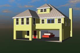 Can you build a beach house on a narrow lot? Moretrees Com Plan 1 Beach House Waterfront Infill Houses And House Plans