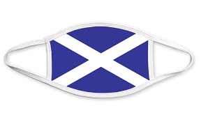 The history of scotland's flag is shrouded in legends and mystery. Polyester Cotton Scotland Flag Mask