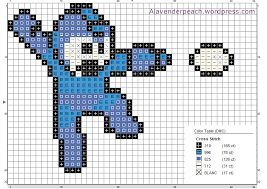 Original cross stitch pattern designs. Free Megaman Cross Stitch Pattern Chart A Lavender Peach