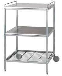If you have a small kitchen, you will definitely be greatly helped by this video. Buy Ikea Kitchen Trolley Silver Colour Stainless Steel 54x54 Cm 21 1 4x21 1 4 Features Price Reviews Online In India Justdial