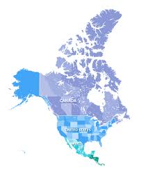Guarda silencio en cuanto al gobierno adquisición entre canadá y los estados unidos, limita el acceso de empresas estadounidenses a la. Mapa De Colores De Estados Unidos Canada Y Mexico Ilustraciones Vectoriales Clip Art Vectorizado Libre De Derechos Image 84252983
