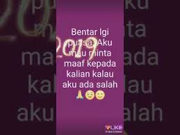 Kata kata mutiara islami 2018 photos facebook. Minta Maaf Kalau Aku Ada Salah Youtube