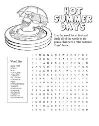 37+ summer themed coloring pages for printing and coloring. Word Searches Coloring Pages Educational Hot Summer Days Printable 2020 2123 Coloring4free Coloring4free Com