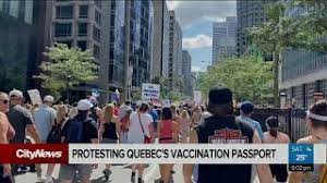 But despite the fact that such a system may infringe on certain charter rights, it will likely be able to weather potential legal challenges. Montreal Protesters Rally Against Quebec Vaccine Passport Youtube