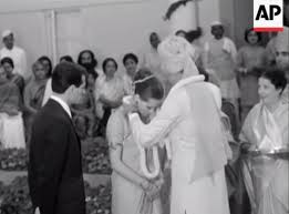 She was married to feroze gandhi. No Rajiv And Sonia Gandhi Didn T Get Married As Per Christian Customs