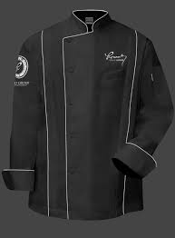 Romulo Chef Jacket Black Does Anybody No Where I Can Get 1 Of These Chef Jackets From It Will Complime Uniforme De Cozinheiro Dolma Feminino Roupas De Cozinha
